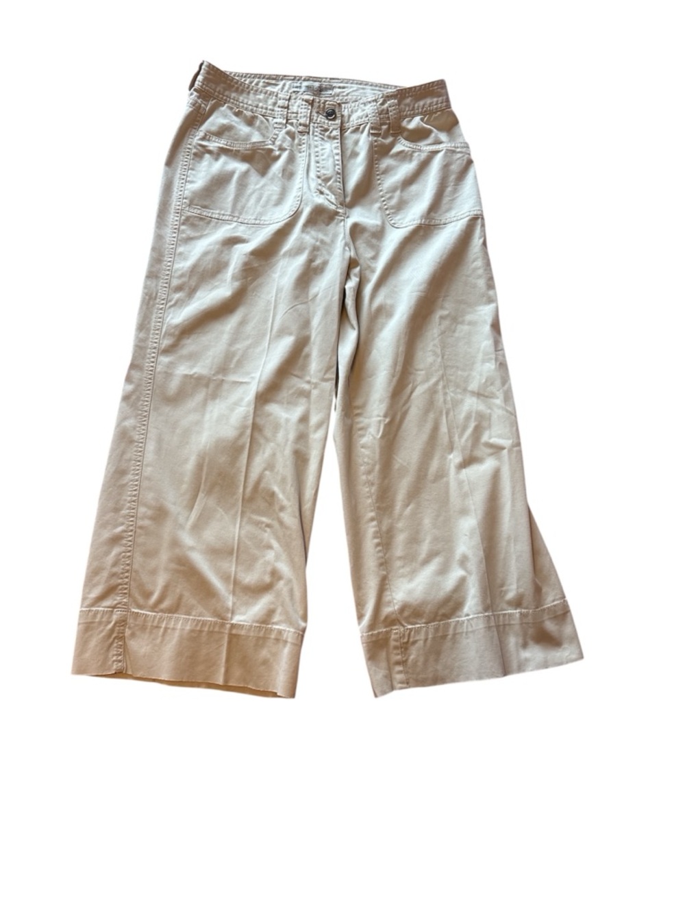 Chico's Light Beige Cotton-Blend Pants